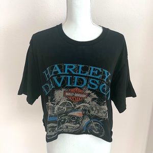 Harley Davidson vintage crop top